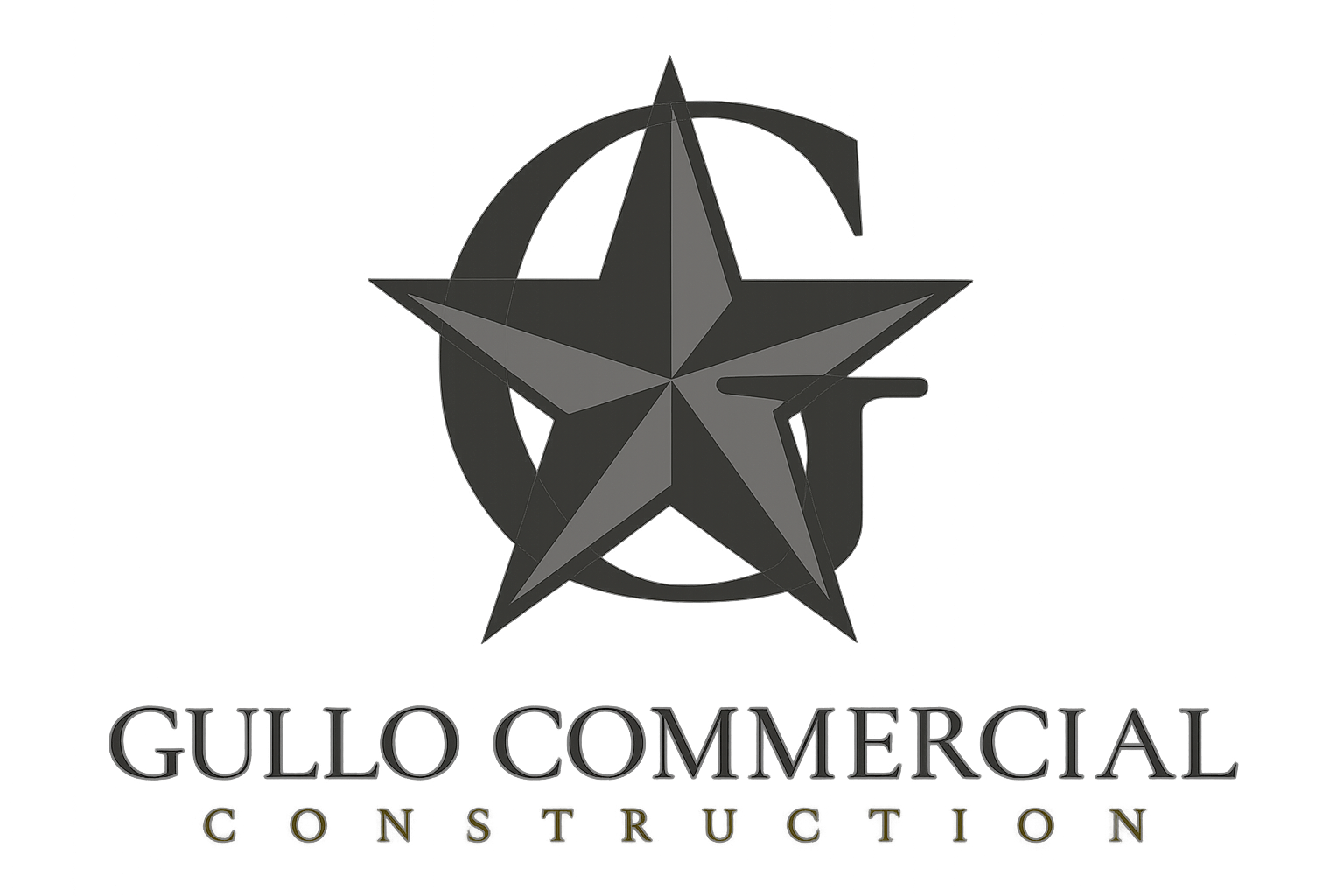 Star emblem and company name logo